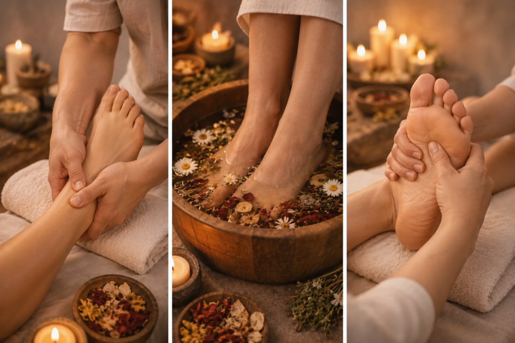 Tuina An Mo Fußmassage Tuina An Mo Fußmassage mit warmem Fußbad und manueller Fußmassage in ruhiger Atmosphäre in Wien 1050
